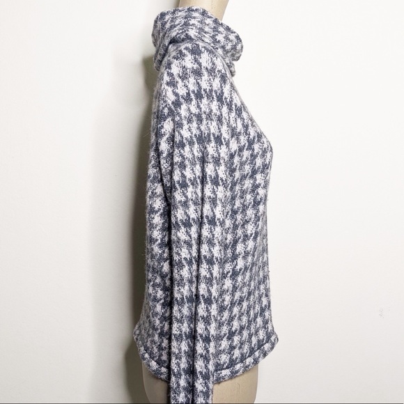 Madewell Houndstooth Turtleneck Sweater XS - Picture 5 of 7